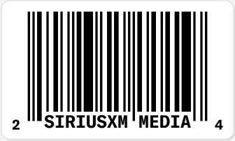 Barcode of SiriusXM Media